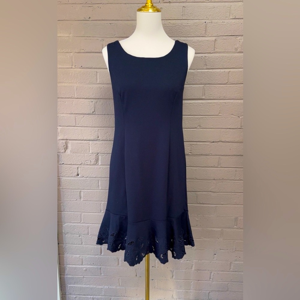 Talbots NWT Navy blue dress  6 P